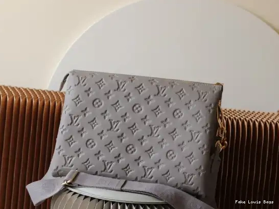 Rep ladies LOUIS COUSSIN MM-34*24*12cm VUITTON 0526
